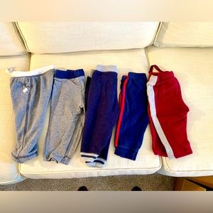 12 month boy bundle of sweatpants bundle